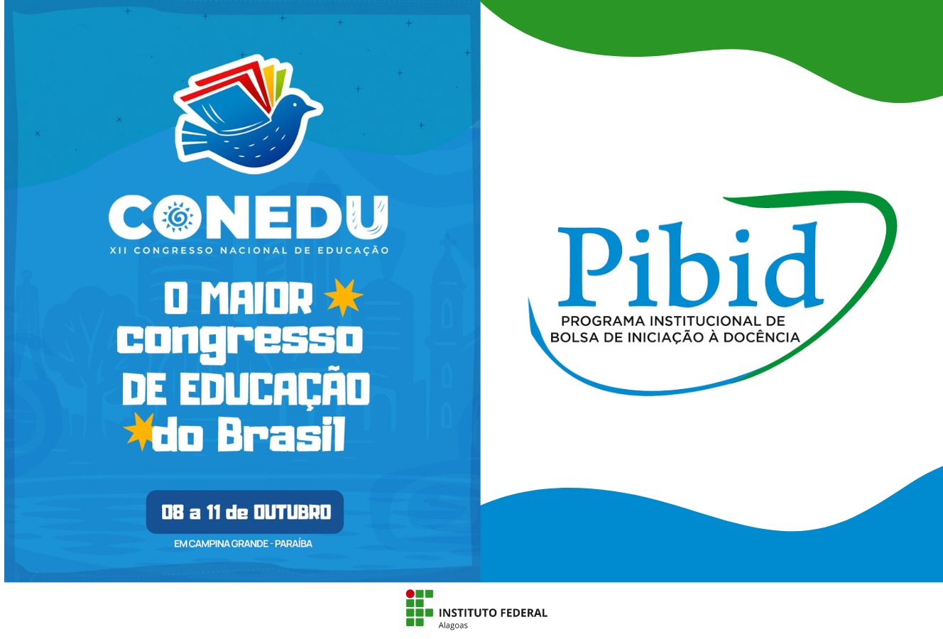 Pibid/Ifal tem 12 trabalhos científicos aprovados para o Conedu 2026
