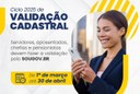 Validação cadastral deve ser feita pelo SouGov.br