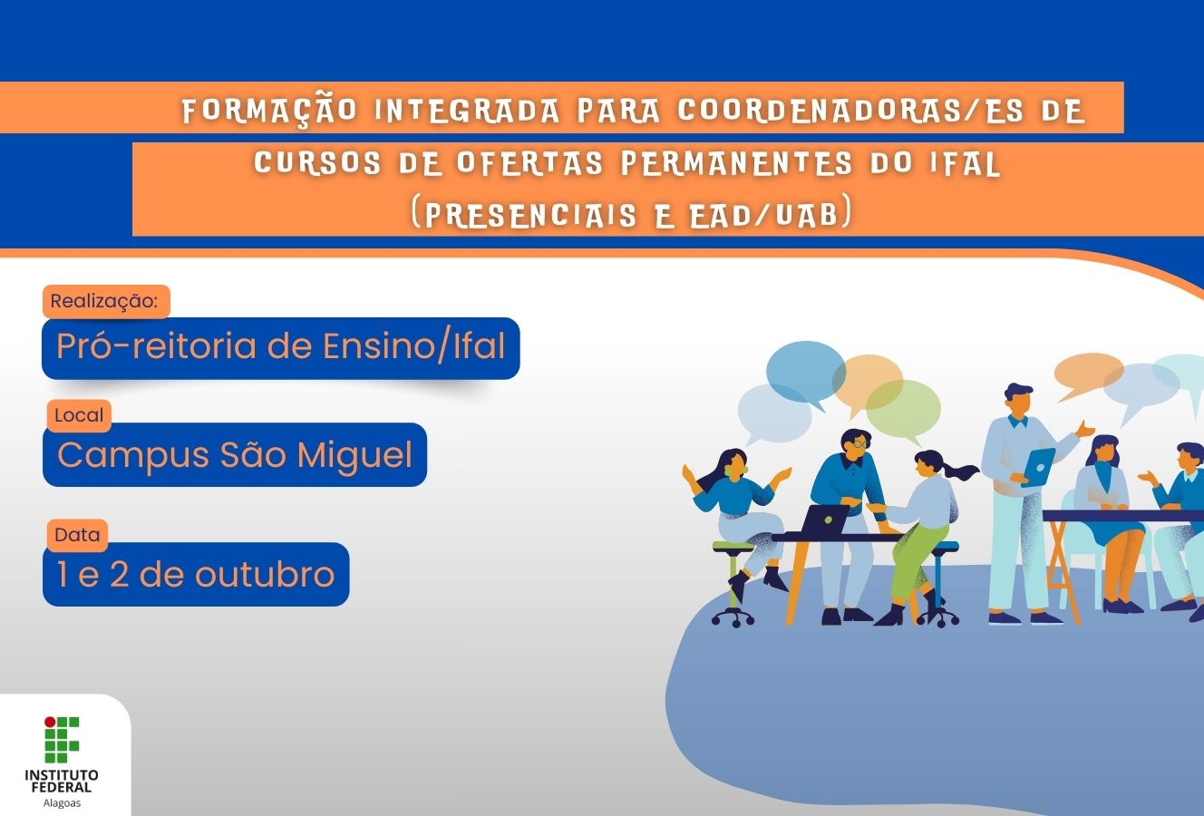 Evento será realizado no início de outubro