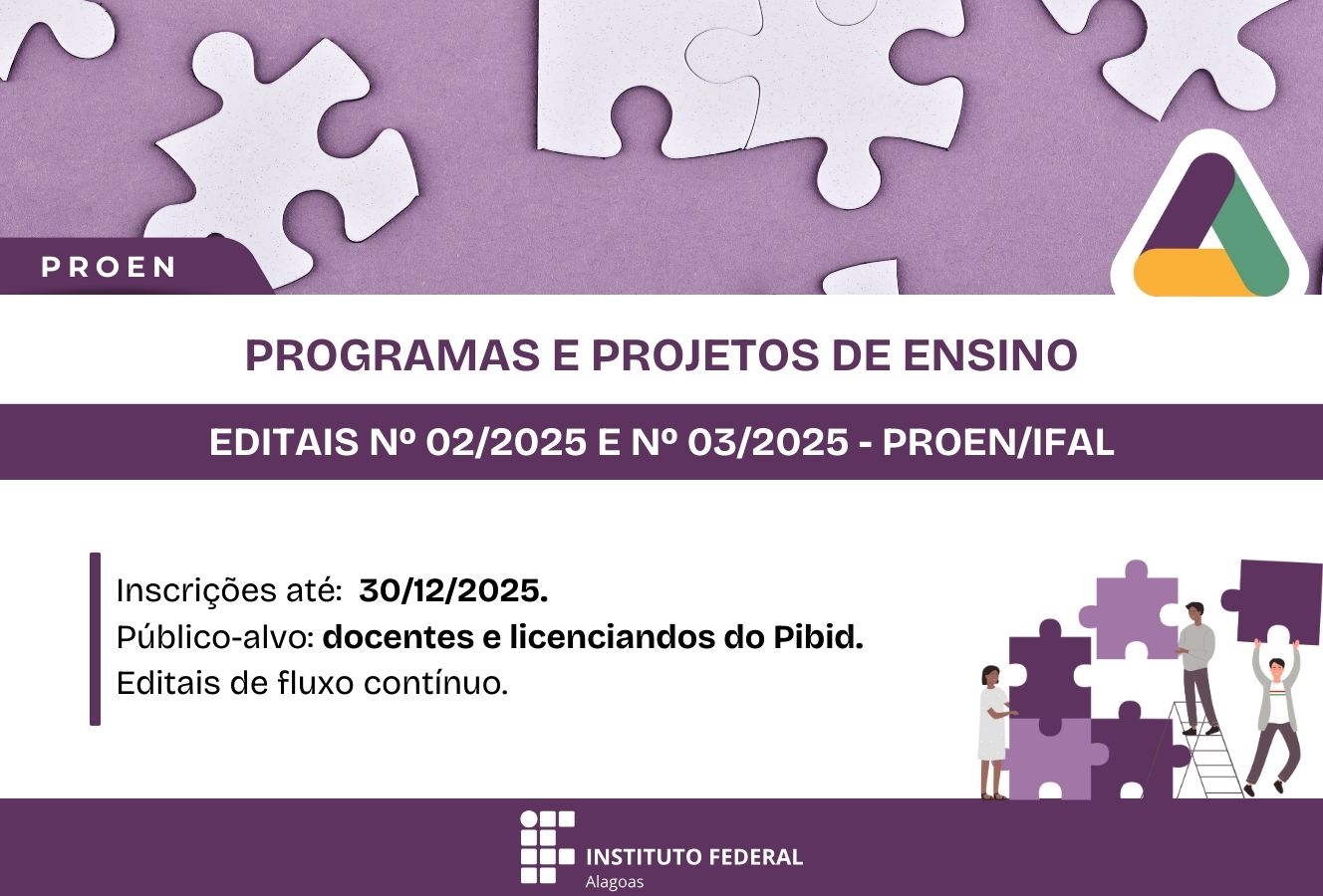 Editais de fluxo contínuo do Pibid