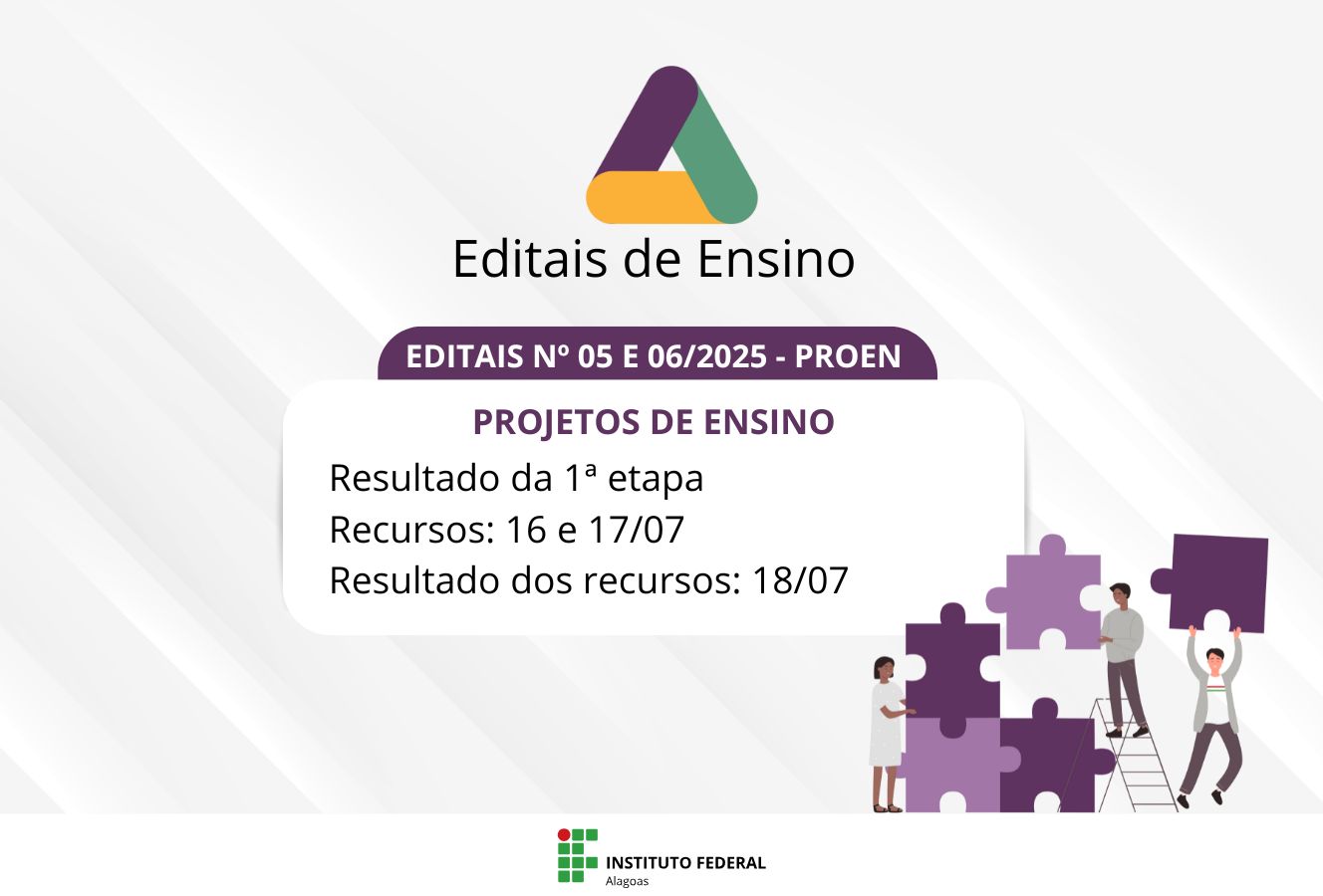 Editais de Projetos de Ensino