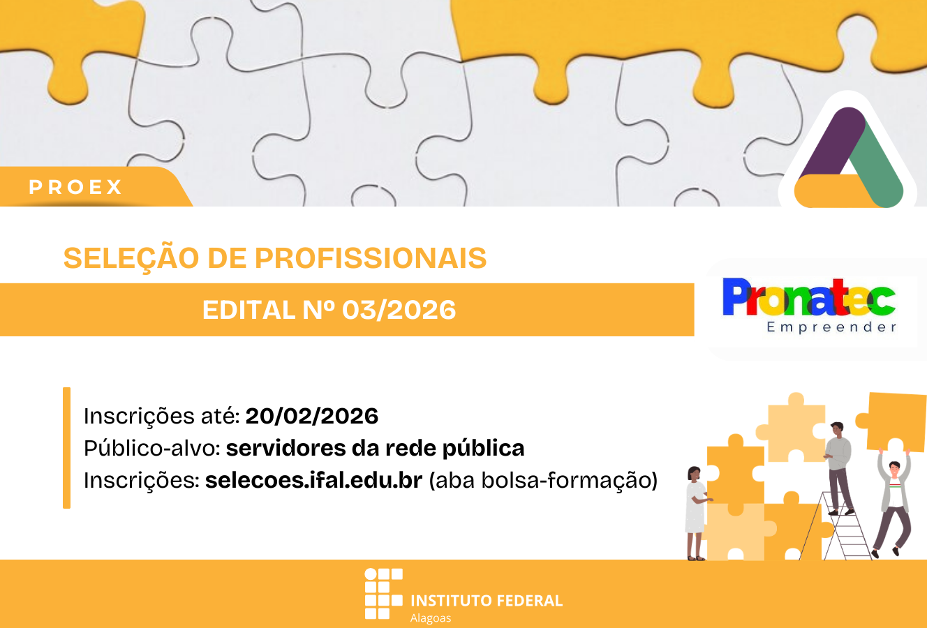 Inscrições até 20 de fevereiro