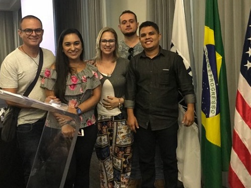 Everton Marques, Gisele Loures, Lorena Norberta, Reinaldo de Albuquerque e Ednaldo Faria são os cinco docentes do Ifal selecionados para participar do PDPI em 2018.jpg