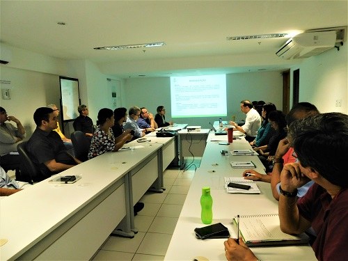 Reunião da equipe foi a primeira das reuniões mensais entre dirigentes do Ifal, planejadas pela nova gestão.JPG