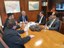 Dirigentes do Ifal em reunião com o deputado federal Paulão