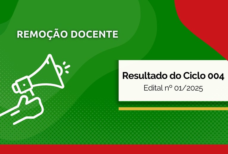 Edital de remoção docente
