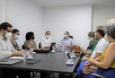 Reitor Carlos Guedes e secretário Sílvio Bulhões conversaram sobre o uso permanente dos espaços do Centro de Inovação pelo Ifal.JPG