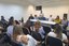 Reitor Carlos Guedes acompanhou os integrantes da primeira turma do Minter na aula inaugural.jpg