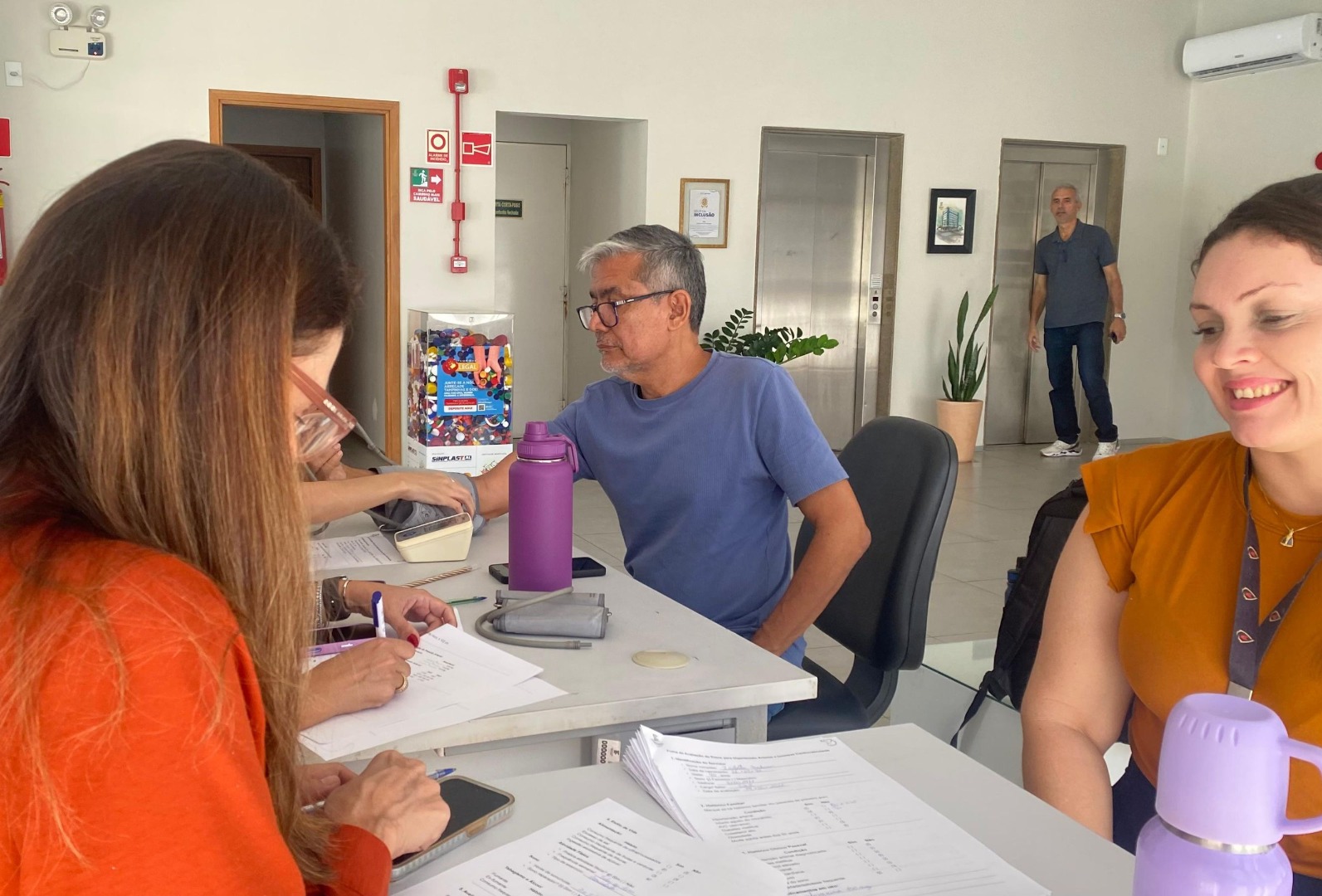 Siass realiza ação de saúde contra hipertensão arterial na Reitoria
