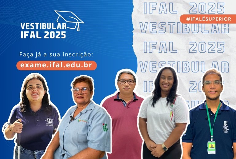 Venha fazer o curso superior no Ifal!