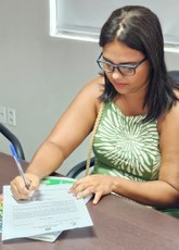 Marina Lins, empossada como professora do Ifal