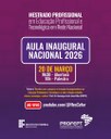 AULA INAUGURAL - PROFEPT