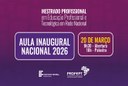 PROFEPT- AULA INAUGURAL